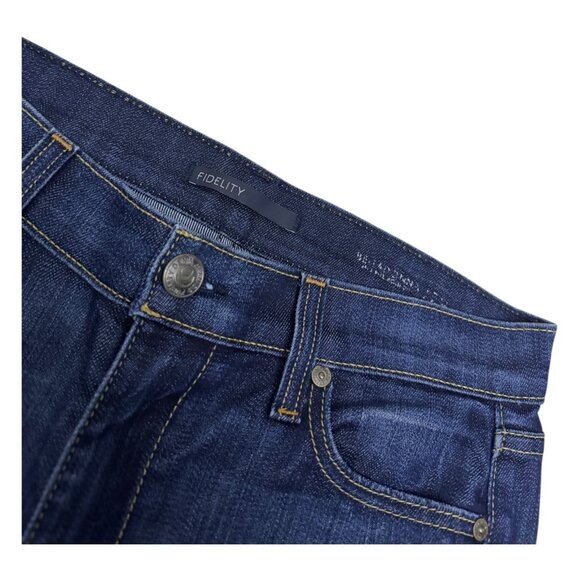 FIDELITY DENIM Luxury Designer Bootcut Denim Pants Jeans Womens 32x32 - Picture 3 of 7